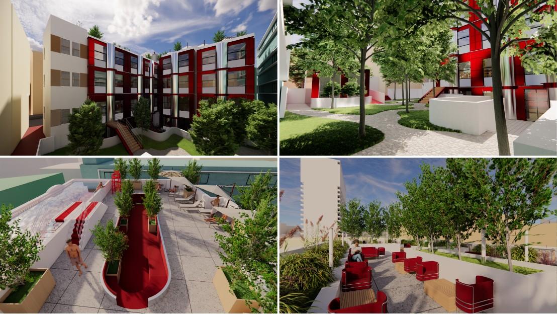 Outdoor communal areas
