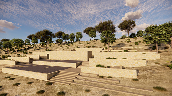 Visualization – A Place for Hikers in Givat Ye'arim