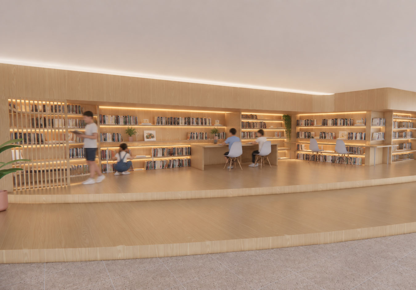 Library, Reading, and Study Area