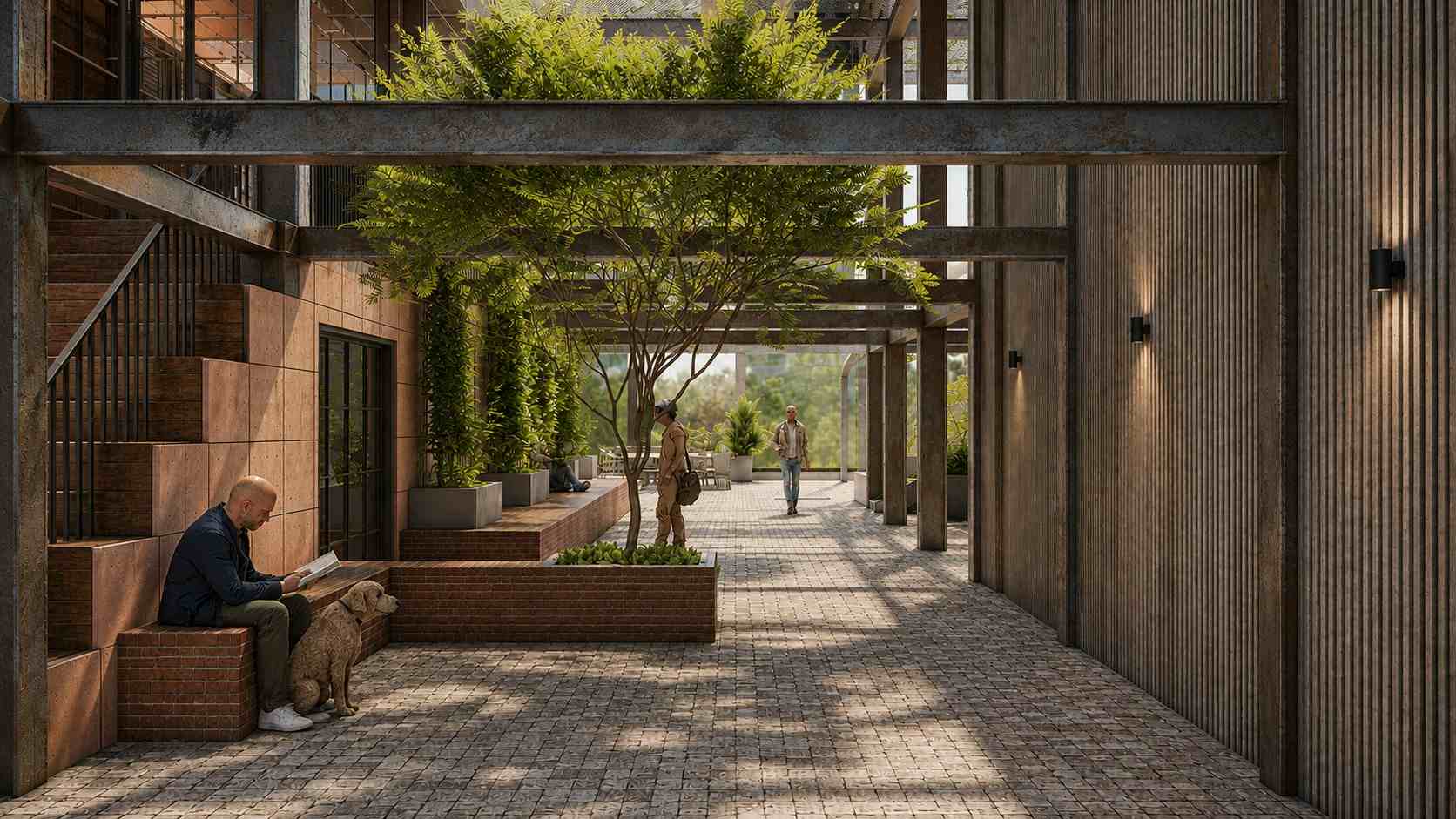 Interior Listening Corridor