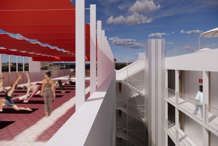 View of the Rooftops