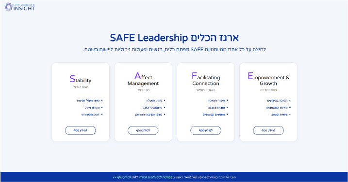דשבורד ארגז הכלים