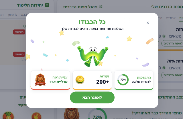 פופאפ התקדמות