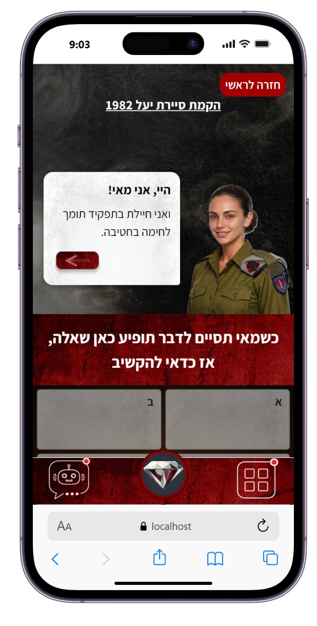 תמונת אינטראקציה בממשק