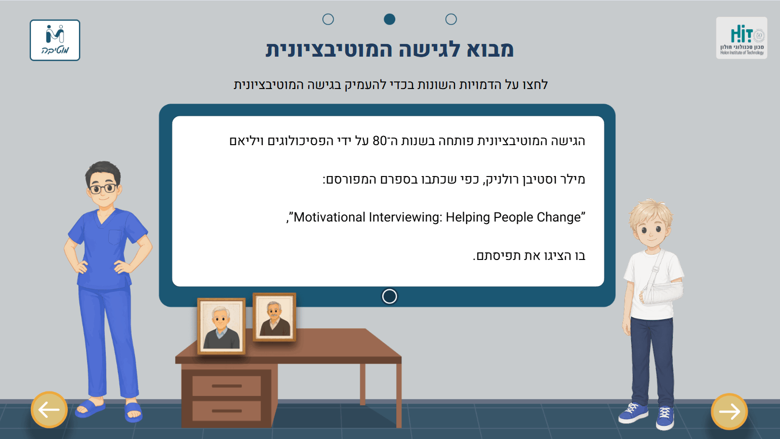 הגדרות המבוא לגישה המוטיבציונית