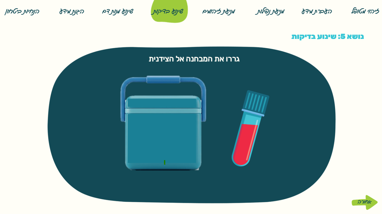התנסות בשלבי השינוע